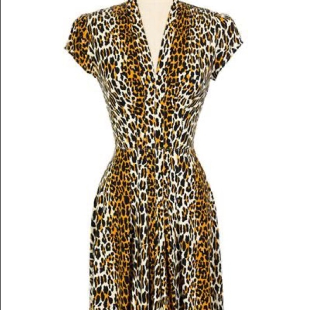 Trashy diva Jenny dress in 50s leopard